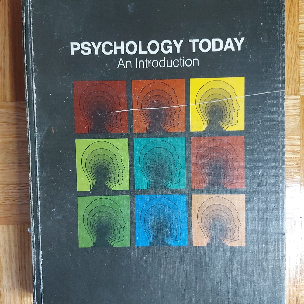 Psychology Today: An Introduction Book 1970